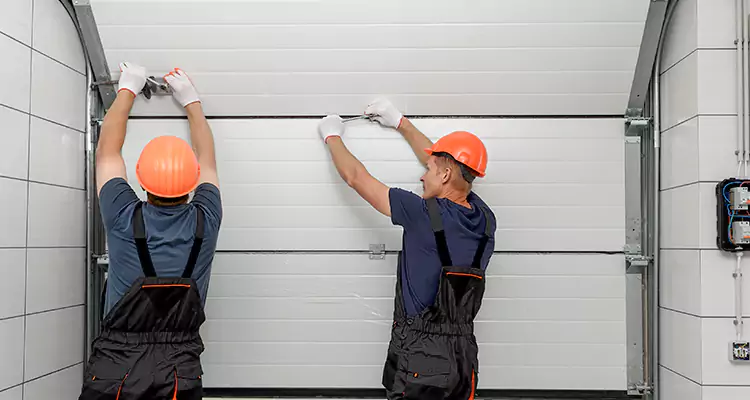 Garage Door Bottom Panel Repair in Midway, FL