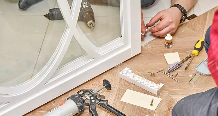 Interior Patio Door Casing Repair in Midway, FL
